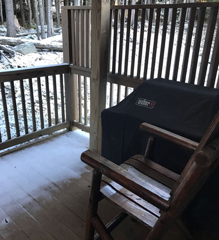 Grill on Back Deck